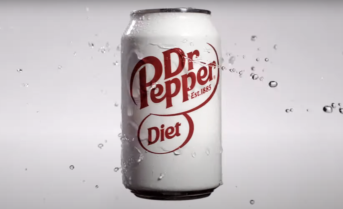 how much caffeine is in a diet Dr Pepper